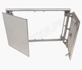 Люк под плитку Нажимной Хаммер Слава 2 створки Люк под плитку Нажимной Хаммер Слава 2 створки