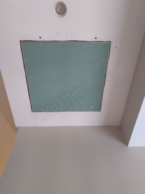 Люк под покраску Премиум Лайт для установки в потолок 2 створки Люк под покраску Премиум Лайт для установки в потолок 2 створки