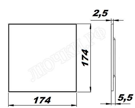 Вытяжной вентилятор airRoxy DTS, белый матовый, 01-161 Вытяжной вентилятор airRoxy DTS, белый матовый, 01-161