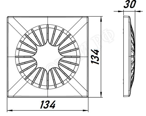 Вытяжной вентилятор Awenta System+, Turbo, 100, KWT100CTR, POBI100, Белый, пластик Вытяжной вентилятор Awenta System+, Turbo, 100, KWT100CTR, POBI100, Белый, пластик