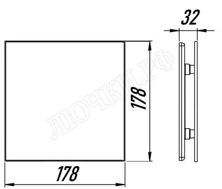 Вытяжной вентилятор Awenta System+, Silent, 125, KWS125H, PTGR125P, Красный глянцевый, стекло Вытяжной вентилятор Awenta System+, Silent, 125, KWS125H, PTGR125P, Красный глянцевый, стекло