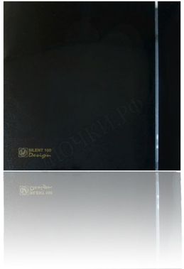 Вытяжной вентилятор SILENT-100 CRZ BLACK DESIGN-4C Вытяжной вентилятор SILENT-100 CRZ BLACK DESIGN-4C